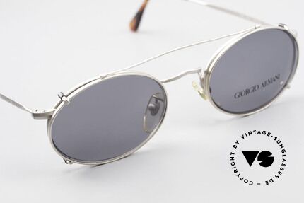 Giorgio Armani 131 Eyeglass-Frame With Sun Clip, NO RETRO EYEWEAR, but a 30 years old ORIGINAL!, Made for Men and Women