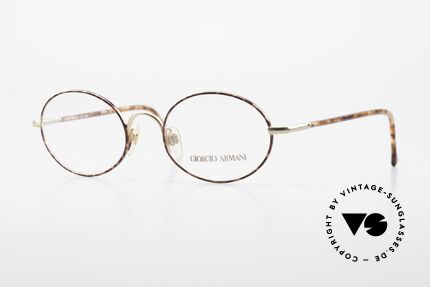 Giorgio Armani 189 Classic Oval Designer Frame, timeless Giorgio Armani designer eyeglasses; 50/19, Made for Men