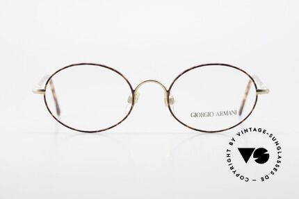 Giorgio Armani 189 Classic Oval Designer Frame, tangible premium-quality with flexible spring hinges, Made for Men