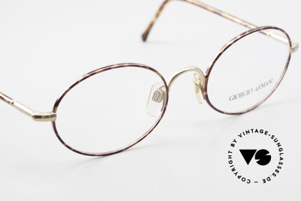 Giorgio Armani 189 Classic Oval Designer Frame, NO RETRO SPECS, but a unique 25 years old original, Made for Men