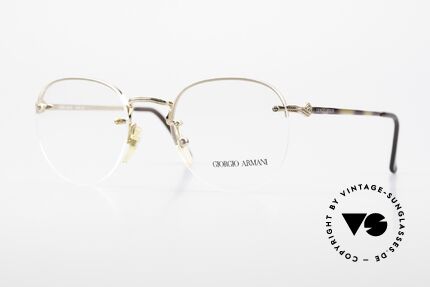 Glasses Giorgio Armani 161 Rimless Vintage Eyeglasses 80s