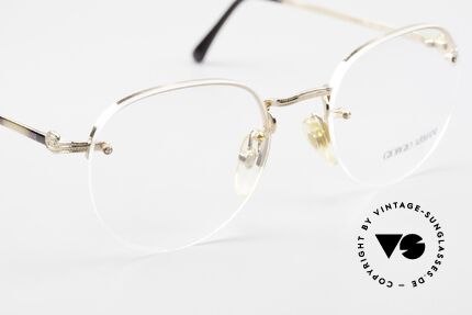 Glasses Giorgio Armani 161 Rimless Vintage Eyeglasses 80s