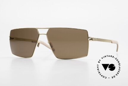 Mykita Viktor Square Designer Sunglasses, original VINTAGE MYKITA men's sunglasses from 2006, Made for Men