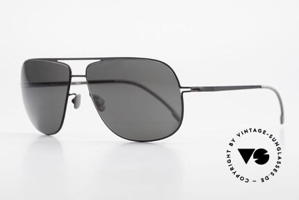 Mykita Jon Lite Metal Designer Sunglasses, Model LITE Sun JON Black, black-solid, in size 60-13, Made for Men and Women