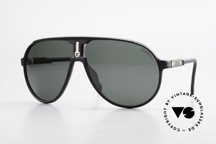 Carrera 5407 80's Sports Pilot's Sunglasses, old 1980's sports aviator sunglasses by CARRERA, Made for Men