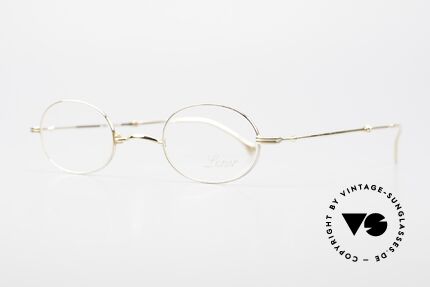 Lunor XXV Folding 04 Oval Foldable Frame Bicolor, well-known for the "W-bridge" & the plain frame designs, Made for Men and Women
