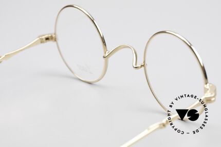 Lunor I 12 Telescopic Slide Temples Telescopic Specs, this precious Lunor frame is GOLD & PLATINUM PLATED, Made for Men and Women
