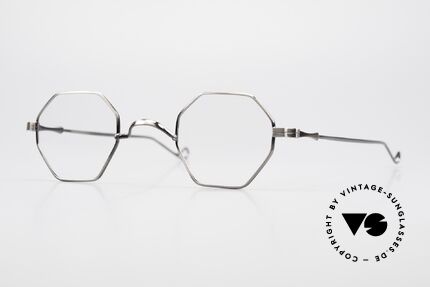 Lunor II 11 Square Panto Frame XS Small, Lunor: shortcut for French "Lunette d'Or" (gold glasses), Made for Men and Women
