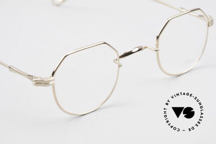 Lunor II 18 Hybrid Panto Frame Gold Plated, NO RETRO EYEGLASSES; but a luxury vintage Original, Made for Men and Women