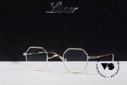 Lunor II 18 Hybrid Panto Frame Gold Plated, Size: extra small, Made for Men and Women