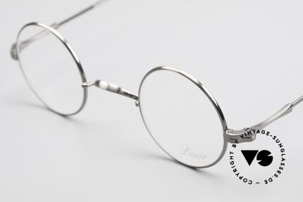 Lunor II 12 Small Round Luxury Glasses, noble, classy, timeless = a genuine LUNOR ORIGINAL!, Made for Men and Women