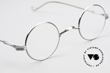 Lunor II 12 Small Round Luxury Glasses, unworn rarity for all lovers of quality from the late 90s, Made for Men and Women