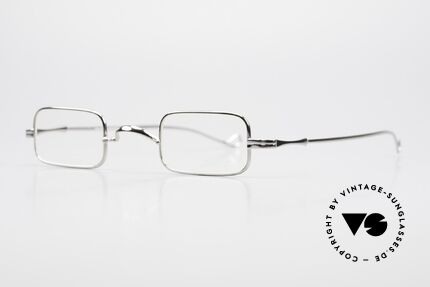 Lunor II 13 Square Luxury Glasses Small, well-known for the "W-bridge" & the plain frame designs, Made for Men and Women