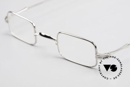 Lunor II 13 Square Luxury Glasses Small, unworn single item (for all lovers of quality), true rarity, Made for Men and Women
