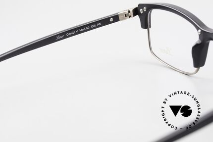 Lunor Combi V Mod 50 Designer Combi Glasses Titan, timeless unisex model of the Lunor Collection from 2012, Made for Men and Women