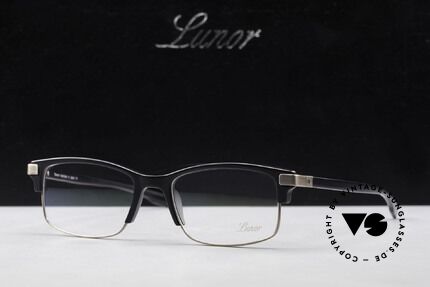 Lunor Combi V Mod 50 Designer Combi Glasses Titan, Size: medium, Made for Men and Women