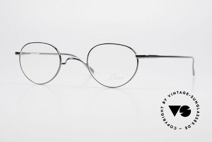 Lunor Club I 501 GM Metal Glasses Anatomic Bridge, LUNOR glasses of the 'Club Collection' (metal / full rim), Made for Men and Women