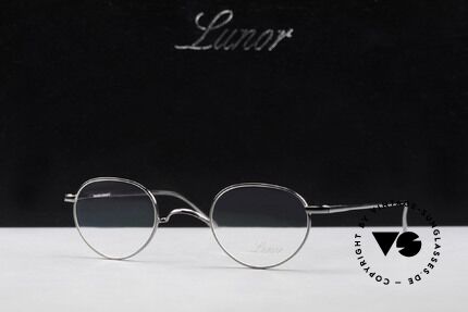 Lunor Club I 501 GM Metal Glasses Anatomic Bridge, Size: small, Made for Men and Women