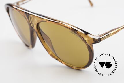 Carrera 5427 Polarized Sports Shades 80's, 1x brown ULTRAPOL & 1x C-Vision gray-gradient, Made for Men and Women