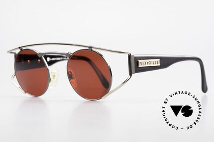 Neostyle Superstar 1 Steampunk Sunglasses 3D Red, very noble frame with gunmetal, black and gold, Made for Men and Women Neostyle Superstar 1 Steampunk Sunglasses 3D Red, very noble frame with gunmetal, black and gold, Made for Men and Women