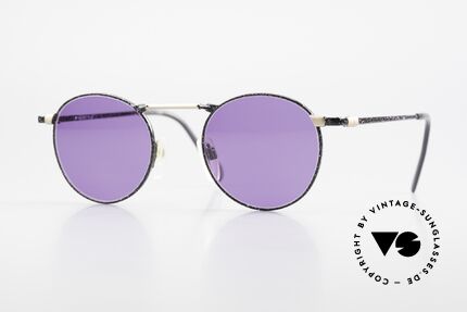 Neostyle Academic 2 80's Purple Panto Sunglasses, Neostlye Academic  2/099 48/22 vintage shades, Made for Men and Women