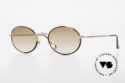 Giorgio Armani 235 Oval Vintage 80's Sunglasses Details