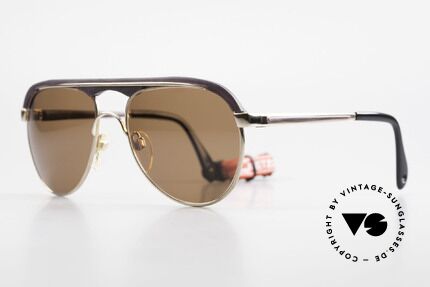 Metzler 0250 True Vintage 80's Sports Shades, durable metal frame (flexible & top wearing  comfort), Made for Men