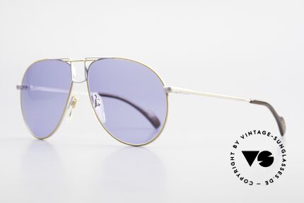Metzler 0878 80's En Vogue Men's Shades, bicolored frame with gold & silver (typically 80's), Made for Men