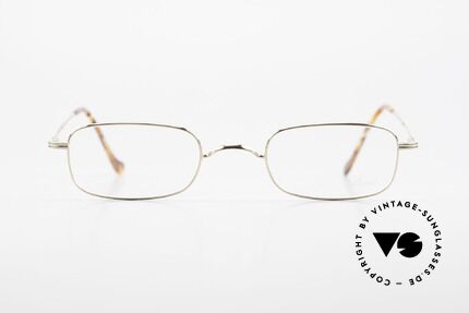 Lunor XV 321 Titanium Frame Gold-Plated, gold-plated, full rimmed, with an anatomic nose bridge, Made for Men and Women