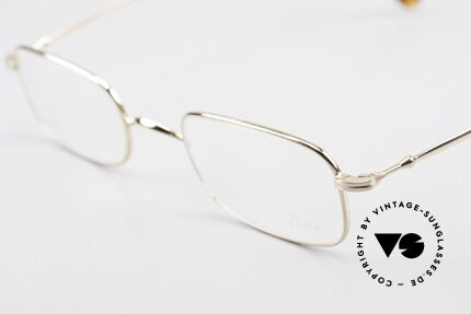 Lunor XV 321 Titanium Frame Gold-Plated, unworn (like all our precious LUNOR eyeglass-frames), Made for Men and Women