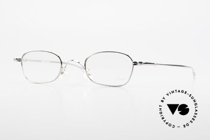 Lunor V 106 Full Metal Frame Platinum, LUNOR: honest craftsmanship with attention to details, Made for Men and Women
