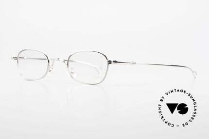 Lunor V 106 Full Metal Frame Platinum, mod. V 106: very noble full rimmed metal frame, unisex, Made for Men and Women
