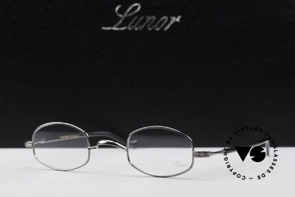 Lunor II A 16 Metal Frame Acetate Temples, Size: small, Made for Men and Women