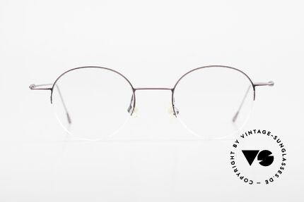W Proksch's M61/12 Minimalist Semi Rimless Frame, back then, produced by Wolfgang Proksch himself, Made for Men and Women