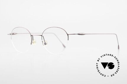 W Proksch's M61/12 Minimalist Semi Rimless Frame, plain frame design & Japanese striving for quality, Made for Men and Women