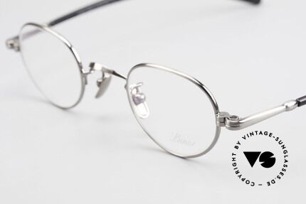 Lunor VA 103 Classic Eyewear Small Size, model VA 103 = acetate-metal temples & titanium pads, Made for Men and Women