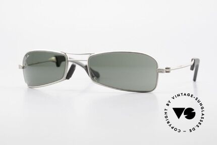 Ray Ban Orbs 9 Base Square Stylish Sporty Shades 90's, futuristic sports designer sunglasses by Ray Ban; B&L, Made for Men