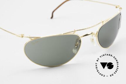 Ray Ban Deco Metals Wrap Old Bausch Lomb Ray-Ban USA, unworn (like all our vintage sunglasses by Ray Ban), Made for Men and Women