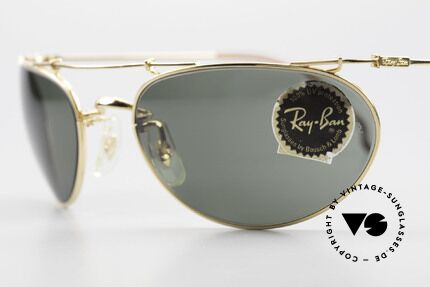 Ray Ban Deco Metals Wrap Old Bausch Lomb Ray-Ban USA, original name: Deco Metals Wrap, W1759, G-15, gold, Made for Men and Women