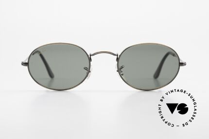 Ray Ban Classic Style I Oval Ray-Ban Sunglasses B&L, oval vintage sunglasses with G15 mineral lenses, Made for Men and Women
