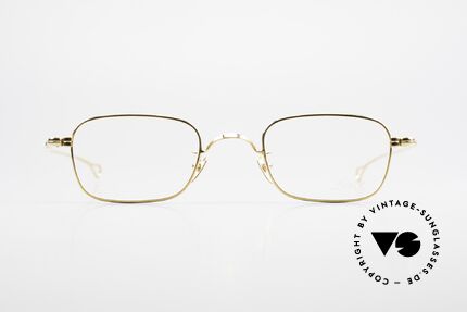 Lunor V 109 XL Men's Frame Gold Plated, LUNOR: honest craftsmanship with attention to details, Made for Men