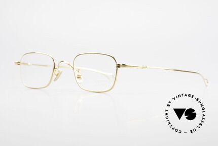 Lunor V 109 XL Men's Frame Gold Plated, without ostentatious logos (but in a timeless elegance), Made for Men