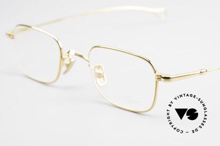 Lunor V 109 XL Men's Frame Gold Plated, mod. V109: a very elegant eyewear classic for gentlemen, Made for Men