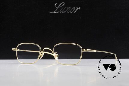 Lunor V 109 XL Men's Frame Gold Plated, Size: extra large, Made for Men