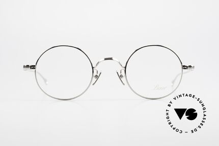 Lunor V 110 Lunor Glasses Round Platinum, LUNOR: honest craftsmanship with attention to details, Made for Men and Women