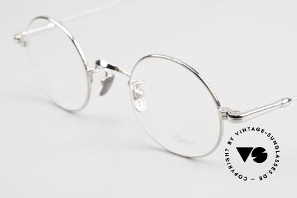 Lunor V 110 Lunor Glasses Round Platinum, model V110: an eyewear classic for ladies & gentlemen, Made for Men and Women