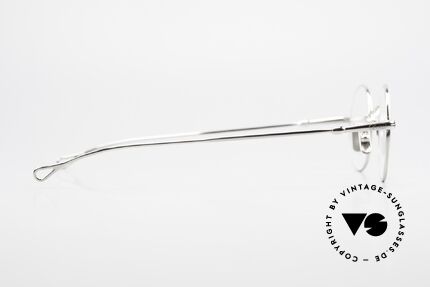 Lunor V 110 Lunor Glasses Round Platinum, of course, an unworn original; costly platinum-plated!, Made for Men and Women