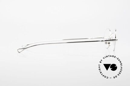 Lunor V 100 Oval Vintage Specs Platinum, of course, an unworn original with pure titanium pads, Made for Men and Women