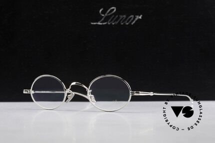 Lunor V 100 Oval Vintage Specs Platinum, Size: medium, Made for Men and Women