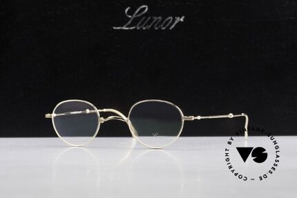 Lunor XXV Folding 03 Lunor Foldable Panto Glasses, Size: extra small, Made for Men and Women